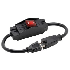 1pc Inline Cord Switch 16A/25A 250V/125V ON Off Switch Extension Cord