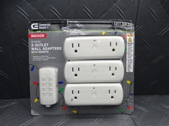 Commercial Electric Wireless Indoor Remote Control AC/DC Adapter White (3-Pack)