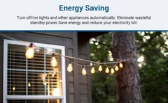 DEWENWILS Outdoor Power Stake Timer 6 Grounded Outlets 6FT Cord, Photocell