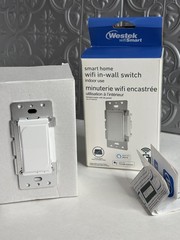 NEW SMARTINWALL Westek Wi-Fi Indoor in-Wall Timer WHITE ROCKER 7231244