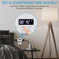 User-Friendly Countdown Timer with Repeat Function – Perfect for Home Use