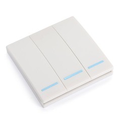86-Type Wireless Switch RF 433MHz Wall Panel for LED Fluorescent Lamps