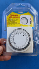 Chicago Electric 24hr Lamp and Appliance Timer #40148 With Two Outlets New