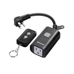 Outdoor Remote Control Outlet, 15A Wireless Remote Control Switch FCC Listed