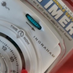 Ingraham Single Setting Timer Lights Appliances Daily On/Off Model New 12-820