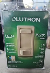 Lutron Skylark Contour CTCL-153PDH-IV Ivory LED+ Dimmer Switch 150W New