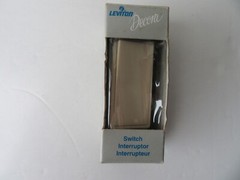 Leviton Decora 15 Amp 120-Volt Single Pole Grounding Quiet Ivory Rocker Switch