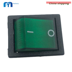 Canal R Series Rocker Switch Green Double Pole 20A 16A 125V 250V