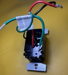 5 Button In-Wall Timer Switch 15A 120V White Programmable Timer