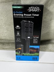 My Touch Smart 6 outlet Evening Preset Timer – New