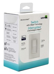 Leviton Decora Smart Switch Z-Wave Technology Dz15S-R52 White Ivory And Light