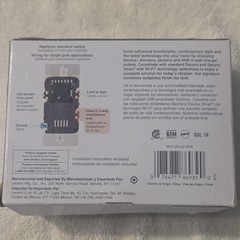 Leviton Decora+ Rocker Slide Dimmer Switch, White, 3-Pack DSL06-3PW
