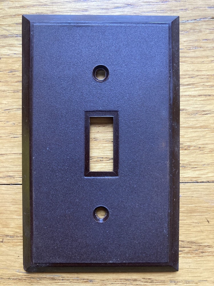 Vintage Bakelite Plate-Tumbler Switch *ART DECO*