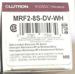 Lutron MRF2-8S-DV-WH White Maestro Wireless Multi-location Switch NEW in Box