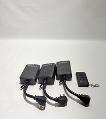 Commercial Electric Wireless Indoor Outdoor Remote Control 3 Receivers