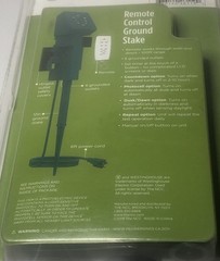 Westinghouse Outdoor Remote Control Ground Stake 6F,6 Outlets 15A,100Feet Range