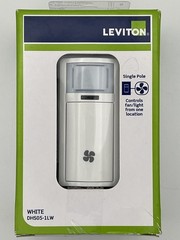 Leviton DHS05-1LW Humidity Sensor Switch 120V 600W Exhaust Fan Control