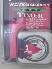 Timer Intermatic Vacation Security Variable On/Off Timer