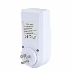 120V 15A Plug Big LCD Display In Programmable Digital Timer Switch 24h 7 Day