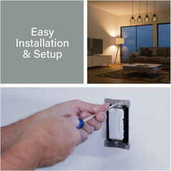 Radiant® Wi-Fi Matter Smart LED Dimmer, Effortless Setup, Enhanced Compatibility