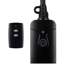 Outdoor Indoor Wireless Remote Control 3-Prong Outlet Weatherproof Heavy Duty…
