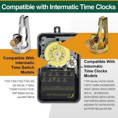 4 Pcs Pool Timer on off Clips, Compatible with 156T1978A Intermatic Pool Timer T