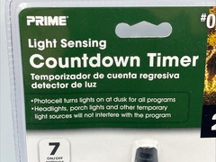 Brand New Prime Light Sensing Countdown Outdoor Timer Prime Energy Saving New