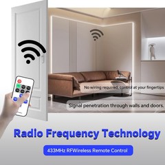 11key RF Mini Wireless Remote Controller DC5-24V for 3528 5050, RF Dimmer for…