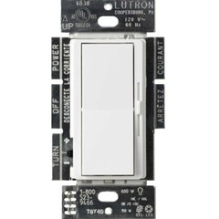 Lutron DVCL-153P-WH Diva 150-Watt Single Pole/3-Way LED/CFL Dimmer