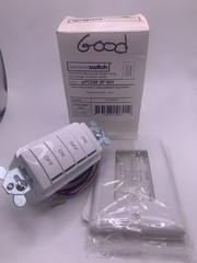 Acuity Brands SPODM-2P-WH SwitchPod. Single Gang, 2 Switch White 12-24VAC/DC