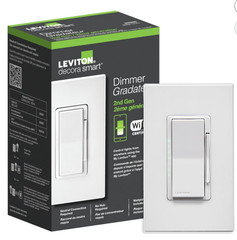 PACK OF 2 – Leviton D26HD-2RW Decora Smart Wi-Fi Dimmer