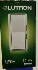 Lutron Diva LED+ Dimmer Switch, 150-Watt/Single-Pole or 3-WayBlack, DVCL-153P-BL