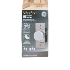 Ge Ultrapro Push On/off Dimmer For Single Switch Ot Multi Switch Application