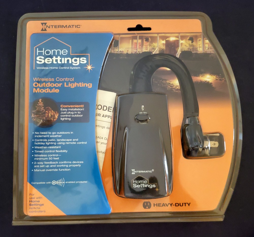 Intermatic Z-Wave Home Settings Wireless HeavyDuty Outdoor Lighting Module HA04C