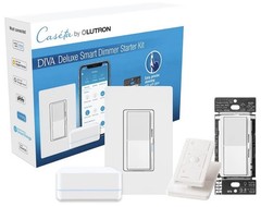 Lutron Diva Smart Dimmer Switch Kit for Caseta Lighting DVRF-BDG-1DP-A NEW