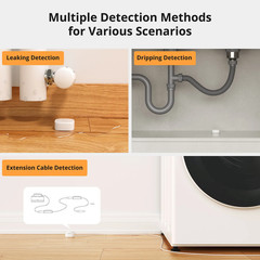 SNZB-05P Zigbee 3.0 Water Leak Sensor Leaking and Dripping Detection Real-Time A