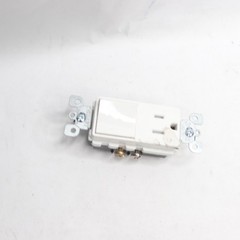 Leviton Decora AC Combination Switch 1-Pole 15A 120V 05625-028-0GY