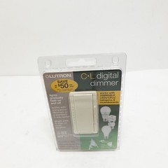 New Sealed Lutron C L Digital Dimmer Almond MACL-153MLH-AL