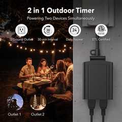Reliable 24-Hour Heavy Duty Timer for Pools & Lights – Waterproof and Listed