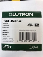 Lutron DVCL-153P-WH Dimmer Wall Light Switch – White