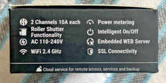 Rele shelli 2.5 X1 Double Relay Wifi Switch