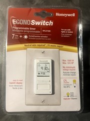 Honeywell ECONOswitch RPLS740B 7 Day Programmable Light Timer Switch New Sealed