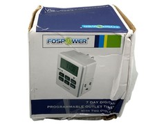 Fospower 7 Day Digital Timers for Electrical Outlets Indoor, Heavy Duty