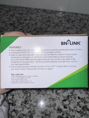 BN-LINK Wireless Remote Control Socket Electrical Outlet Switch Automation White