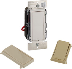 Leviton Decora Slide Dimmer Switch for Magnetic Low Voltage, Dimmable LED, Halog