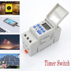 12V/24V/110V THC15A AC Digital LCD Weekly Programmable Time Relay Timer Switch