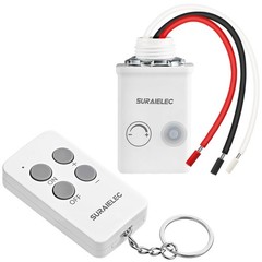 Dimmer Light Switch Kit, Wireless Remote Light Switch and Receiver, Single Po…