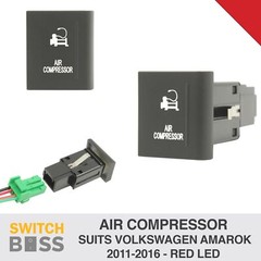 Push Switch RED LED 35 STYLES suit VOLKSWAGEN SMALL RIGHT OEM Replacement Amarok