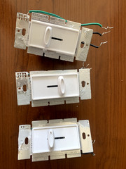 Lutron SFSQ-F Skylark Slide-to-Off 3-Speed Fan Control White Used for Inspection