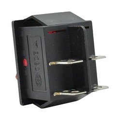 HY1294 Double Rocker Pushbutton Switch 4 Pin 20 Amp 125/250V IP55 On/Off